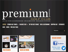 Tablet Screenshot of premiumgolfclub.com